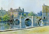 Ives Canvas Paintings - The Bridge at St. Ives